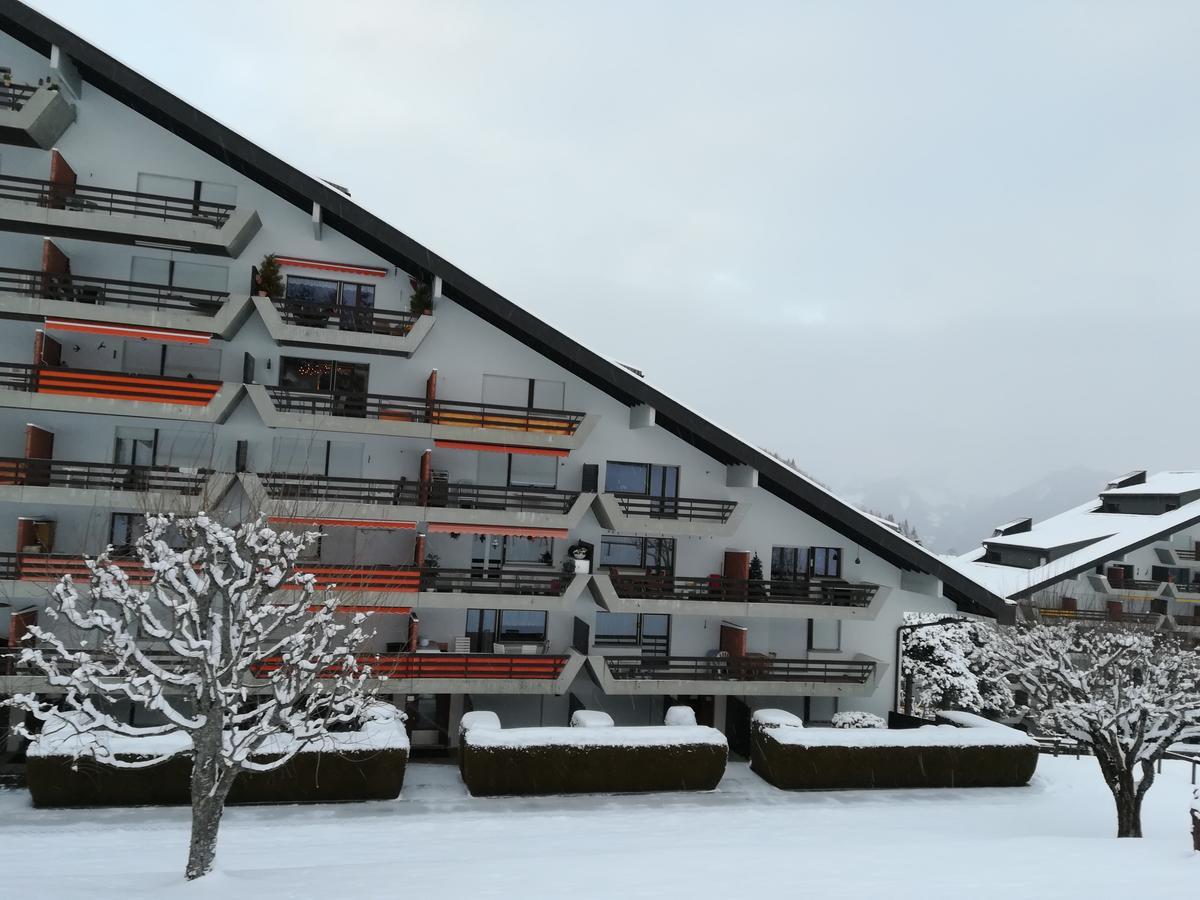 Romantic Chalet-Style Flat With Mountain View Torgon Экстерьер фото
