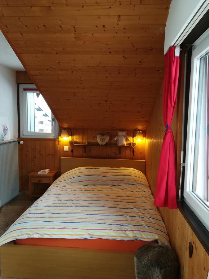Romantic Chalet-Style Flat With Mountain View Torgon Экстерьер фото